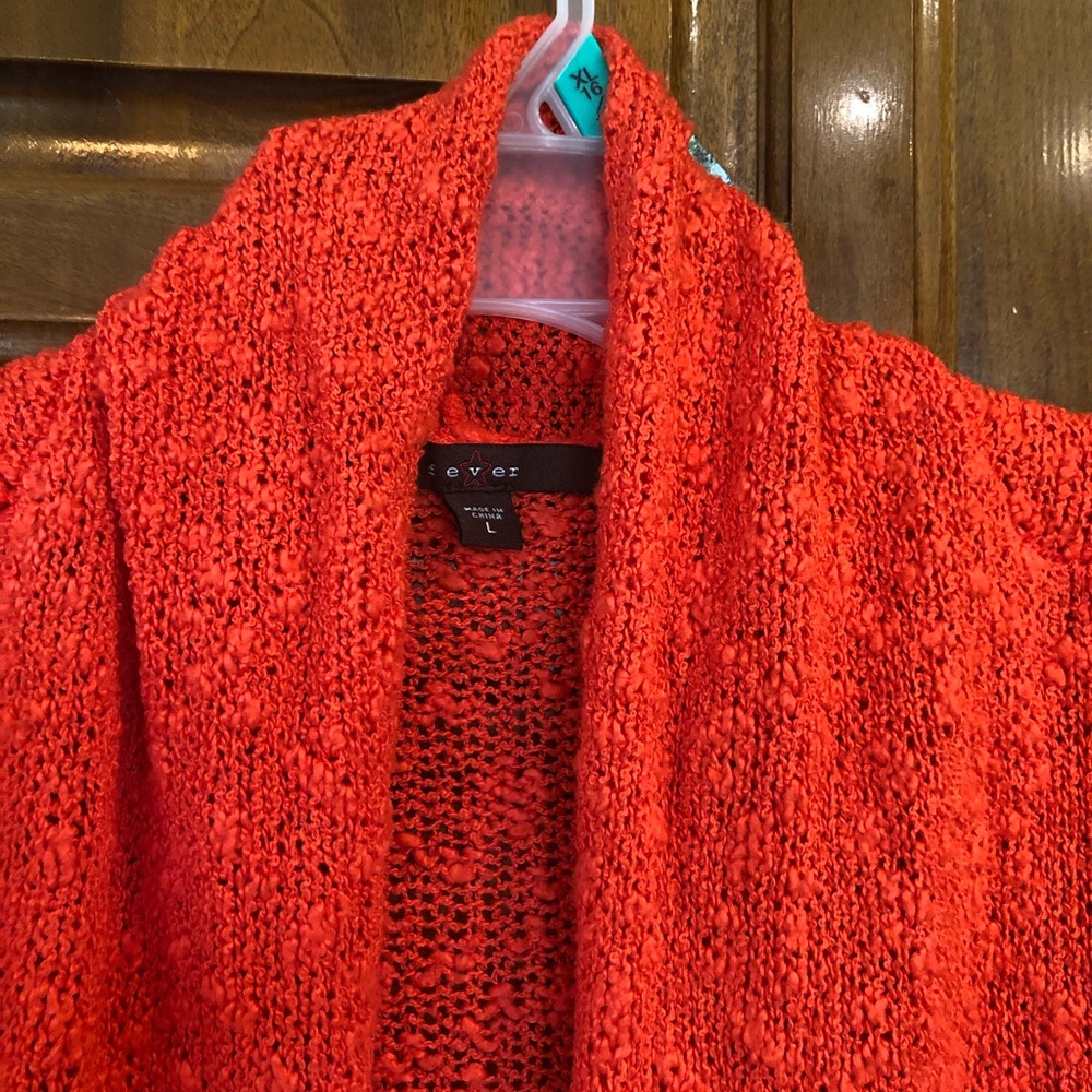 💐🌺🔥Beautiful Bright orange cardigan - Picture 4 of 4